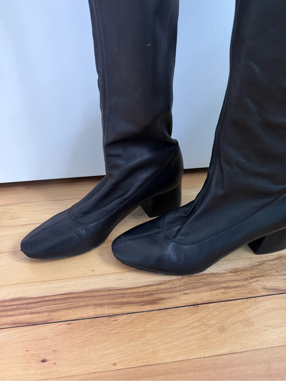 KHAITE Sedona Lambskin leather Over-The-Knee Boots size 9 - Picture 10 of 14